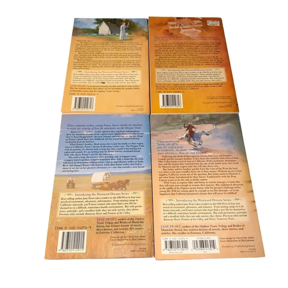 Westward Dreams Books 1 2 3 4 1-4 Jane Peart Paperback Fiction Christian